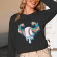 Baseball Drip Ice Cream Strong Character Unisex Long Sleeve T-Shirt Baseball Drip Ice Cream Strong Character Unisex Long Sleeve T-Shirt