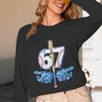 Blue Camo Baseball 67 Six Seven Camo Ice Cream Drip Boy Teen Unisex Long Sleeve T-Shirt Blue Camo Baseball 67 Six Seven Camo Ice Cream Drip Boy Teen Unisex Long Sleeve T-Shirt