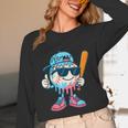 Cool Ice Cream Drip Baseball Drip For Boys Sports Kids Unisex Long Sleeve T-Shirt Cool Ice Cream Drip Baseball Drip For Boys Sports Kids Unisex Long Sleeve T-Shirt