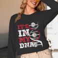 ITS In My DNA Baseball Sport Player Saying Baseball Fan Unisex Long Sleeve T-Shirt