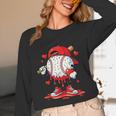 Valentine Baseball Drip Ice Cream Youth Boys Couples Unisex Long Sleeve T-Shirt