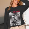 Women's I Hit 100 Days Of School Baseball 100th Day Boys Kids Unisex Long Sleeve T-Shirt Women's I Hit 100 Days Of School Baseball 100th Day Boys Kids Unisex Long Sleeve T-Shirt