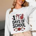 100 Days Of School Coquette Bow Baseball 100th Day Girl Kid Unisex Long Sleeve T-Shirt 100 Days Of School Coquette Bow Baseball 100th Day Girl Kid Unisex Long Sleeve T-Shirt