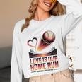 Baseball Valentine Forever On Deck For You Unisex Long Sleeve T-Shirt