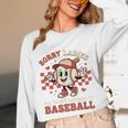 Boys & Women Men Baseball Valentine With Hearts Sporty Love Unisex Long Sleeve T-Shirt