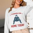 I'm Working From Home Today Baseball Lover Men Women Unisex Long Sleeve T-Shirt