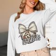 Wildcats Baseball Leopard Print Coquette Bow Mascot Game Day Unisex Long Sleeve T-Shirt Wildcats Baseball Leopard Print Coquette Bow Mascot Game Day Unisex Long Sleeve T-Shirt