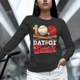 100 Days Of School Baseball Player Sports Game Teacher Kid Unisex Long Sleeve T-Shirt
