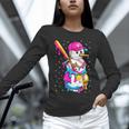 Baseball Snowman Drip Christmas Baseball Boys Men Kids Unisex Long Sleeve T-Shirt