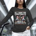 Christmas Baseball Bats Catcher Mitts Holiday Tee Unisex Long Sleeve T-Shirt