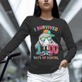 HUGvyn I Survived 100 Days Of School Baseball 6 7 Ice Cream Unisex Long Sleeve T-Shirt
