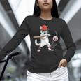 Six Seven 67 Baseball Cat Birthday Men Kids Boys Unisex Long Sleeve T-Shirt