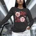 Six Seven Baseball Lover Sports Red Heart Bow Valentine Girl Unisex Long Sleeve T-Shirt Six Seven Baseball Lover Sports Red Heart Bow Valentine Girl Unisex Long Sleeve T-Shirt