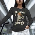 Skeleton Baseball Halloween Costume Men Boys Kids Tee Unisex Long Sleeve T-Shirt