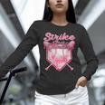 Strike Out Breast Cancer Baseball Drip For Boys Youth Unisex Long Sleeve T-Shirt Strike Out Breast Cancer Baseball Drip For Boys Youth Unisex Long Sleeve T-Shirt