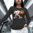 Valentine Baseball Heart Sport Love Valentines Day Boys Kids Unisex Long Sleeve T-Shirt