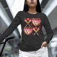 Valentines Day Drip Heart Baseball XOXO Boys Kids Men Sport Unisex Long Sleeve T-Shirt Valentines Day Drip Heart Baseball XOXO Boys Kids Men Sport Unisex Long Sleeve T-Shirt