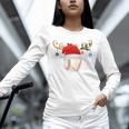 Baseball Christmas Reindeer Santa Hat Sports Player Xmas Unisex Long Sleeve T-Shirt Baseball Christmas Reindeer Santa Hat Sports Player Xmas Unisex Long Sleeve T-Shirt