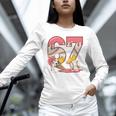 Baseball Drip Number 67 Player Ice Cream Or 67th Birthday Unisex Long Sleeve T-Shirt