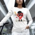 Heart Playing Baseball Valentine Baseball Unisex Long Sleeve T-Shirt Heart Playing Baseball Valentine Baseball Unisex Long Sleeve T-Shirt
