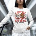 I Just Hit 100 Days Of School Baseball 100th Day Teacher Kid Unisex Long Sleeve T-Shirt