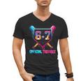 13th Birthday Official Teenager 67 Baseball Drip Boys Men's V-Neck T-Shirt 13th Birthday Official Teenager 67 Baseball Drip Boys Men's V-Neck T-Shirt