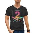 2nd Birthday Baseball Bat Ice-Cream Drip 2yrs Old Boys Kids Men's V-Neck T-Shirt 2nd Birthday Baseball Bat Ice-Cream Drip 2yrs Old Boys Kids Men's V-Neck T-Shirt