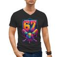 67 Meme Trendy Baseball Number 67 Player Six Seven Men's V-Neck T-Shirt 67 Meme Trendy Baseball Number 67 Player Six Seven Men's V-Neck T-Shirt