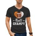 Ball Grampy Basketball Football Baseball Player Men's V-Neck T-Shirt