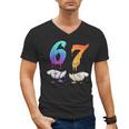 Baseball 67 Ice Cream Drip Six Seven Boys Meme Men's V-Neck T-Shirt