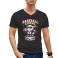Baseball Cute Youth Ice Cream Valentine Day Sporty Fun Men's V-Neck T-Shirt Baseball Cute Youth Ice Cream Valentine Day Sporty Fun Men's V-Neck T-Shirt