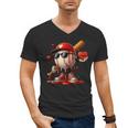 Baseball Drip Ice Cream Apparel Youth Boy Valentine Men's V-Neck T-Shirt Baseball Drip Ice Cream Apparel Youth Boy Valentine Men's V-Neck T-Shirt