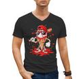 Baseball Drip Ice Cream Apparel Youth Boys Valentines Men's V-Neck T-Shirt Baseball Drip Ice Cream Apparel Youth Boys Valentines Men's V-Neck T-Shirt