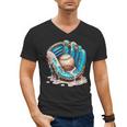 Baseball Drip Ice Cream Sprinkless Glove Boy Kid Men's V-Neck T-Shirt Baseball Drip Ice Cream Sprinkless Glove Boy Kid Men's V-Neck T-Shirt