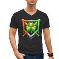 Baseball Drip Ice Cream St Patricks Day Shamrock Lucky Men's V-Neck T-Shirt Baseball Drip Ice Cream St Patricks Day Shamrock Lucky Men's V-Neck T-Shirt