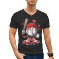 Baseball Drip Icecream Apparel Youth Boy Valentine Men's V-Neck T-Shirt Baseball Drip Icecream Apparel Youth Boy Valentine Men's V-Neck T-Shirt