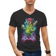 Baseball Ice Cream Drip Boys And Girls Batter Game Day Men's V-Neck T-Shirt
