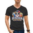 Bleacher Creature Baseball Fan Supporter Game Day Ball Men's V-Neck T-Shirt Bleacher Creature Baseball Fan Supporter Game Day Ball Men's V-Neck T-Shirt