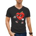 Boy Valentines Day Heart Love Baseball Boys Men Kids Men's V-Neck T-Shirt Boy Valentines Day Heart Love Baseball Boys Men Kids Men's V-Neck T-Shirt