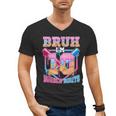 Boys 10 Double Digits 10th Birthday Ice Cream Baseball Drip Men's V-Neck T-Shirt