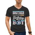 Brother Of The Birthday Boy Baseball Ice Cream Drip Matching Men's V-Neck T-Shirt Brother Of The Birthday Boy Baseball Ice Cream Drip Matching Men's V-Neck T-Shirt