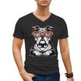 Bulldog Mascot Sports Fan Football Basketball Baseball Men's V-Neck T-Shirt Bulldog Mascot Sports Fan Football Basketball Baseball Men's V-Neck T-Shirt