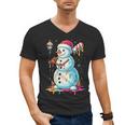 Christmas Baseball Snowman Drip For Boys Men Girls Women Men's V-Neck T-Shirt Christmas Baseball Snowman Drip For Boys Men Girls Women Men's V-Neck T-Shirt