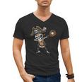 Dabbing Pirate Skeleton Baseball Dab Costume Boys Kids Men Men's V-Neck T-Shirt
