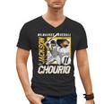 Jackson Chourio Milwaukee MLB Baseball Player MLBJCH203M Men's V-Neck T-Shirt Jackson Chourio Milwaukee MLB Baseball Player MLBJCH203M Men's V-Neck T-Shirt