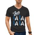 LA Baseball Fan Christmas FA La La Holiday Blue Theme Men's V-Neck T-Shirt LA Baseball Fan Christmas FA La La Holiday Blue Theme Men's V-Neck T-Shirt