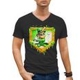 Leprechaun Baseball St Patricks Day Ice Cream Drip Men Boys Men's V-Neck T-Shirt