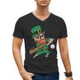 Leprechaun Baseball St Patricks Day Saint Pattys Men Boys Men's V-Neck T-Shirt Leprechaun Baseball St Patricks Day Saint Pattys Men Boys Men's V-Neck T-Shirt
