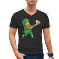 Leprechaun Playing Baseball St Patricks Day Men Boys Kids Men's V-Neck T-Shirt Leprechaun Playing Baseball St Patricks Day Men Boys Kids Men's V-Neck T-Shirt