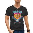 Mason 41 Meme Ice Cream Drip Baseball Birthday Costume Men's V-Neck T-Shirt Mason 41 Meme Ice Cream Drip Baseball Birthday Costume Men's V-Neck T-Shirt